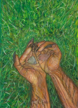 Ilustrace do knihy Velké Rhodovo dobrodružství, akvarel/akryl, pastelky.